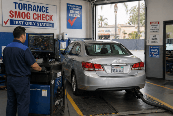 image of a smog check station in Torrance,