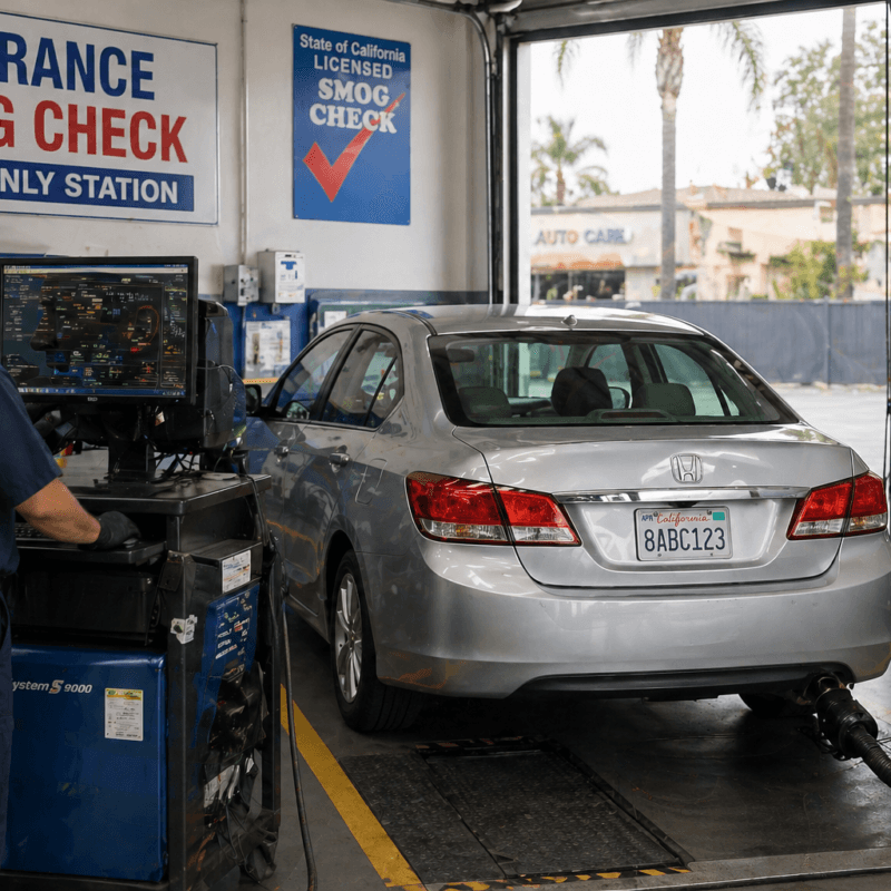 image of a smog check station in Torrance,